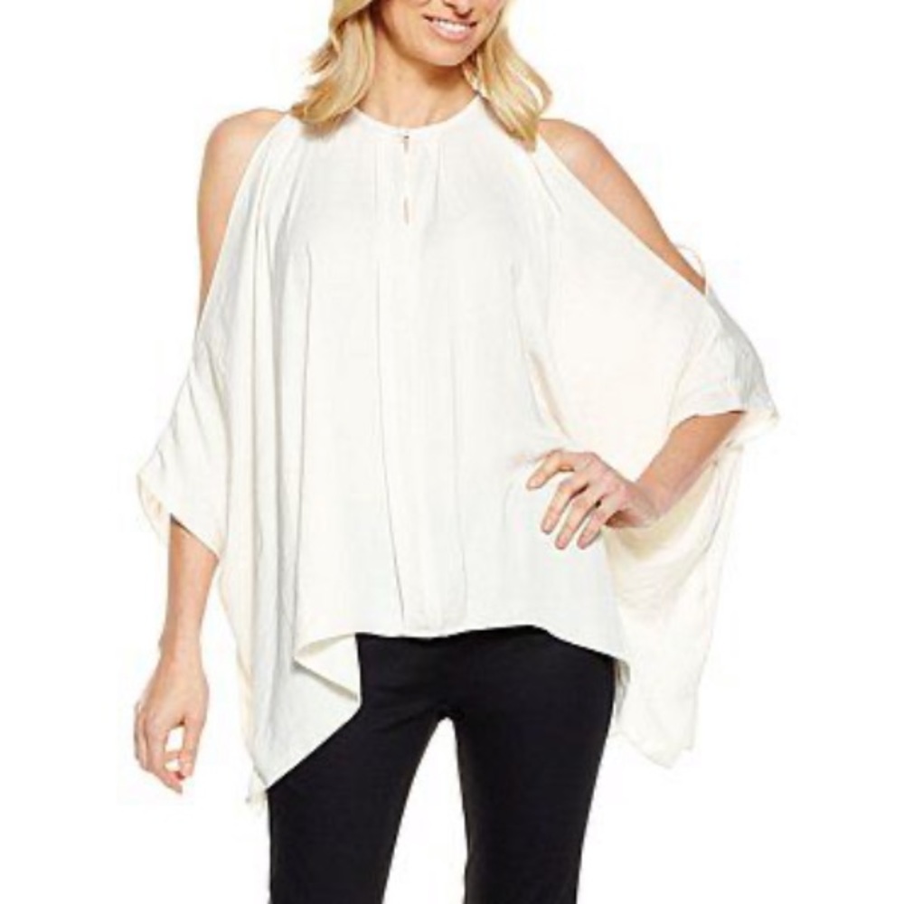 EUREKA CHRISTOS GARKINOS Cold Shoulder Top XS/S